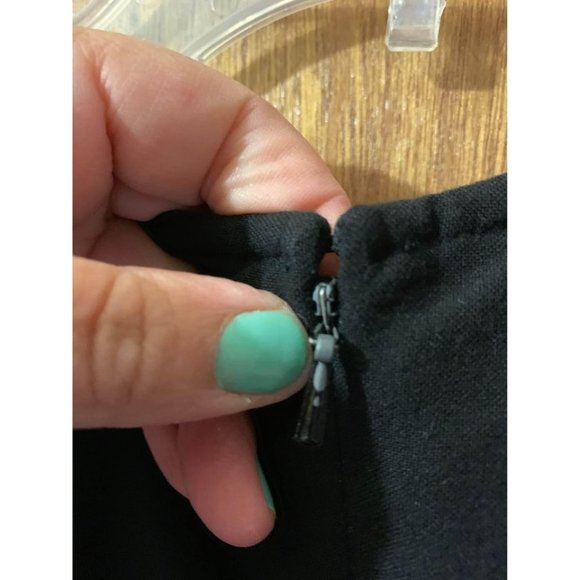 J Crew Business Casual Black Dress Size 12 Petite Womens - Picture 4 of 6